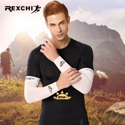 China REXCHI HB06 Summer Breathable Ice Silk Sunscreen Elastic Men Women Cycling Fitness Running Sleeves Arm Unisex for sale