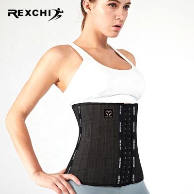 China Exercise REXCHI HY05 Fitness Waist Support Belt Elastic Waist Support Gym Sports Trainer Adjustable Brace Sports Waist Back for sale