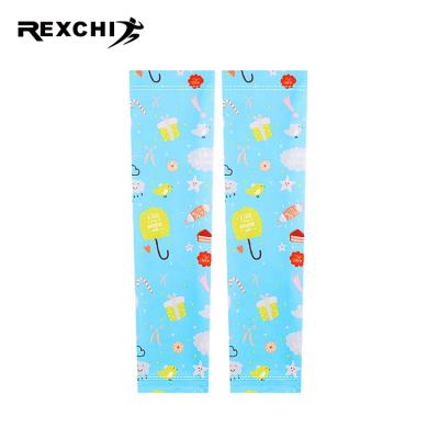 China REXCHI XRHB11 Style Cartoon Fashion Sun Protection Kids Youth Youth Arm Sleeve Breathable Summer New Breathable Ice Silk For Fishing for sale