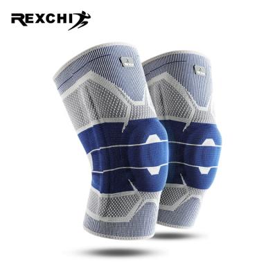 China REXCHI HX32 Adult New Arrivals Sleeve Knee Supports Sports Basketball Fitness Football Gym Hinged Knee Brace for sale