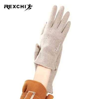 China REXCHI DY29 Female Winter Raceing Glove Wool Cold Skiing Recycling Running Twine Knit Sports Hard Work Gloves for sale