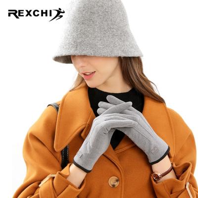 China REXCHI DY33 Winter Sale Female Wholesale Warm Stretch Comfortable Knitted Gloves For Winter for sale