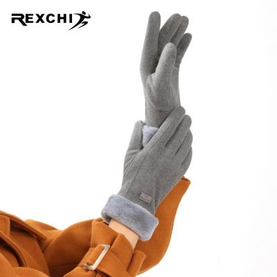 China REXCHI DY34 2021 Female Fashion Knitted Touch Screen Thermal Warm Motorcycle Custom Gloves for sale