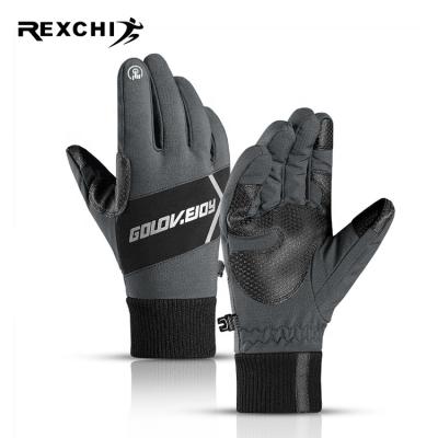 China REXCHI DB25 Full Finger Touch Screen Windproof Windproof Sports Men Warm Gloves Motorcycle Gloves Waterproof For Cycling Winter for sale