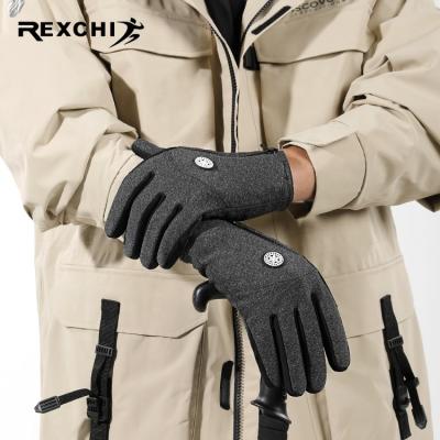 China Fast Delivery Outdoor Sports REXCHI DB60 Thickened Non-slip Fleece Lined Touch Screen Windproof Gloves For Snow Skiing Gloves for sale