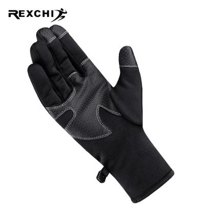 China REXCHI DB12 Racing Car Motorcycle Leather Gloves Unisex Wholesale Custom Touch Screen Gloves Male Anti-skid Breathable Cycling Winter for sale