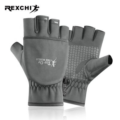 China REXCHI DB45 Unisex Factory Wholesale Customize Logo Half Finger Cycling Sports Glove Bike Bicycle Riding Universal Gloves for sale