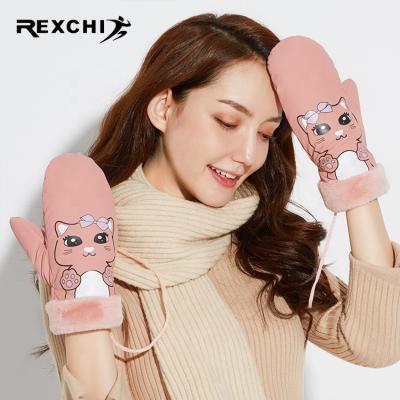 China REXCHI DB20 Women Hiking Camping Women Soft Touch Screen Winter Ski Recycling Anti-skid Warm Warm Custom Gloves for sale