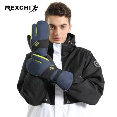 China High Quality REXCHI SK25 Men's Winter Waterproof Gloves Snowboarding Warm Touch Screen Snow Ski Gloves Men for sale