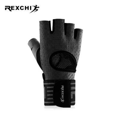 China REXCHI XG29 Unisex Weightlifting Fitness Gloves Anti Slip Wrist Wrap Sports Fitness Glove Breathable Gym Unisex Training for sale