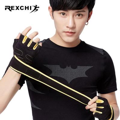 China REXCHI XG01 Dumbbell Exercise Weightlifting Training Outdoor Breathable Gloves Unisex Wholesale Unisex Half Finger C Gloves Male for sale