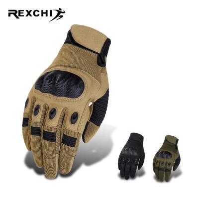 China REXCHI XT12 Military Full Finger Army Tactical Shooting Combat Full Finger Men Knuckle Hard Glove Outdoor Hunting Wholesale for sale