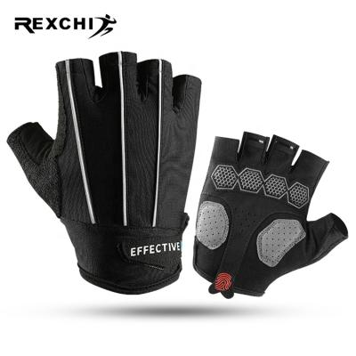 China REXCHI XG28 Fashion Unisex Half Finger Fitness Gloves Monday-slip Exercise Weightlifting Sports Gloves Comfortable Gym for sale