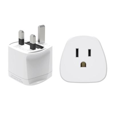 China Residential/General Purpose US to UK Plug Adapter, America to UK Plug Converter, Convert Type B Plugs to Type G for sale