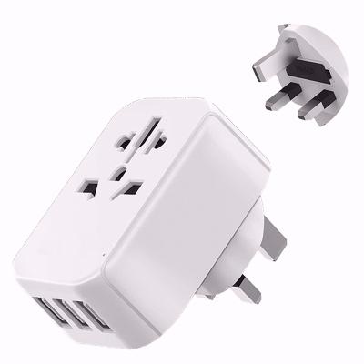 China Residential / General Purpose World to UK Travel Charger, Smart Wall Power Adapter with UK Plug, BS8546 UKCA Approved for sale