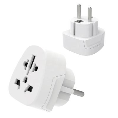 China Residential/General Purpose World to Europe Travel Adapter, Universal Plug Converter to Germany, Spain, Korea, France, Type E-F, IEC60884 for sale