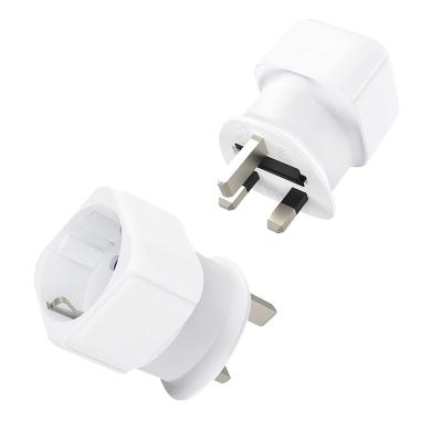 China Residential / General Purpose EU to UK Adapter Travel Converter, Wall Plug for UK HK Singapore, UKCA Approved for sale