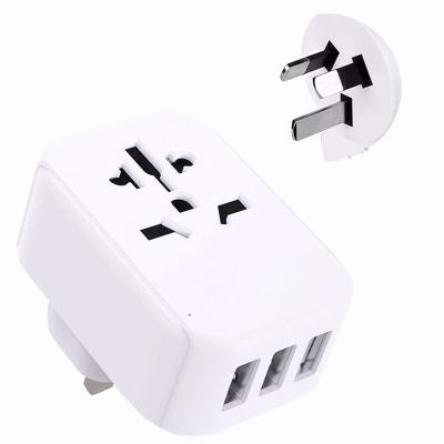 China Residential/All-Purpose World to AU Travel Adapter, Type I Plug | Australian New Zealand Fiji Argentina, USB port, CB BS8546 for sale