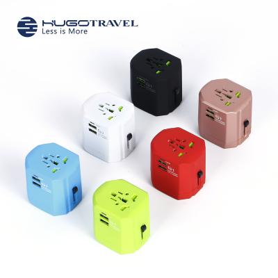 China EU USA UK AUS Multi-Purpose Adapters Travel USB Plug Home/General Purpose AC Power Adapter Charger USB Plug for sale