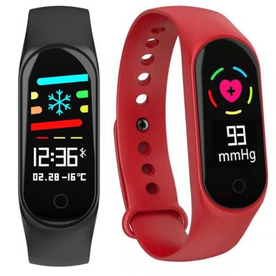 China Touch Screen Latest Fitness Tracker MI Band 4 Smart Bracelet M4 for sale