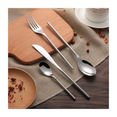 China Sustainable Economic Design Distinctive Wholesale Custom Flatware Stainless Steel Cutlery for sale