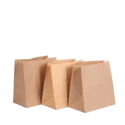 China Hot Sale Recyclable In Stock Custom Logo Candy Breakfast Gift Bags With High Quality Fast Food Delivery Bag for sale