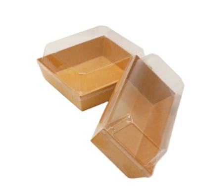 China Recyclable Hot Selling Eco - Friendly Sky And Earth Box Food Container In Stock Custom Size Dessert Boxes For Bread for sale