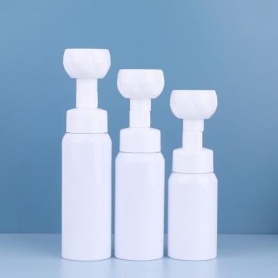 China 200ml 250ml 300ml Liquid Soap Hand Sanitizer Dispenser Pump Cosmetic Facial Cleansing Foaming Bottles for sale