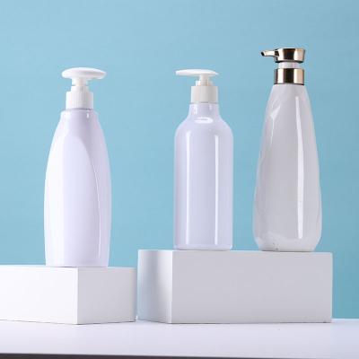 China Cosmetic 500ml Lotion Container Hand Soap Dispenser Empty Opaque Pump Bottle Empty Opaque Soft Bottle Plastic Dripless Hand Soap Dispenser for sale