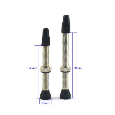 China Mountain& Road Bicyle Presta Valve Stem Material 80mm Brass Tubeless French Valve Beak For MTB for sale