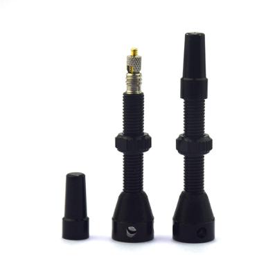 China French Mountain Bike 45mm Road Bike Tire MTB Tubeless Presta Valve Aluminum Alloy Tubeless Presta Valve for sale