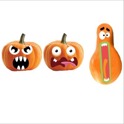 China Christmas Decoration Wholesale Halloween Pumpkin Sticker 28 Pcs Pumpkin Decoration Halloween Pumpkin Sticker for sale