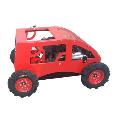 China 4-Stroke Gasoline Lawn Mower And Robot Remote Control Lawnmower For Agriculture for sale