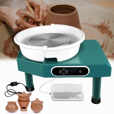 China Easy Electric Pottery Wheel Machine For Ceramic Forming Machine With Dismountable Foot Pedal Detachable for sale