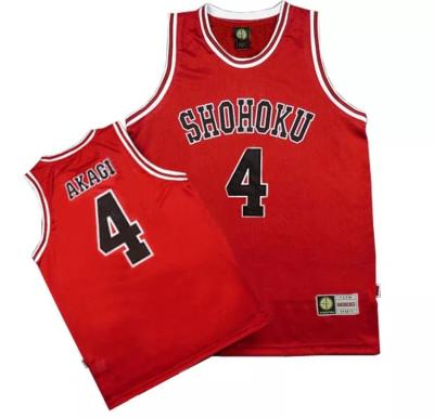 China Breathable Shohoku School Basketball Team Jersey No Famous Player Tank Top for sale