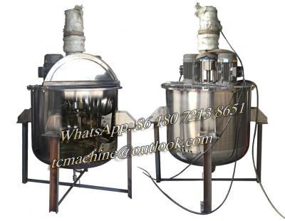 China Liquid With Suspended Solids 200L~ 500L Stainless Steel Emulsifying Tank For Cream Emulsion for sale