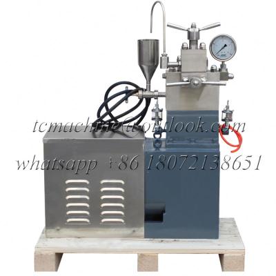 China food & High Pressure Beverage Plant 30L/H 40Mpa Homogenizer for sale