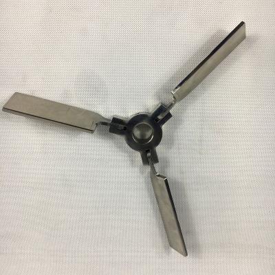 China Viscous Liquid Foldable Agitator Blade Stainless Steel Folding Blades Used For IBC Tanks for sale