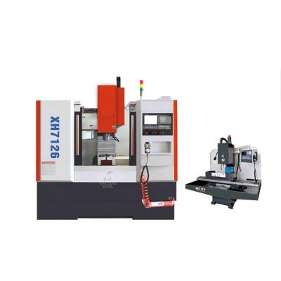 China Construction Material Stores XH7126 Precision CNC Vertical Milling Machines For Metal Processing for sale