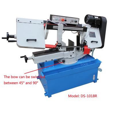 China BS-1018R 10 Inch Horizontal Rotary Head Belt Band Saw Machine SE CE Standard for sale