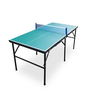 China 20*20steel pipe plants can customiFitness equipment easy movement and Table 12mm Foldable Ping Pong Table Tennis Table Suitcase Style Leg Table for sale