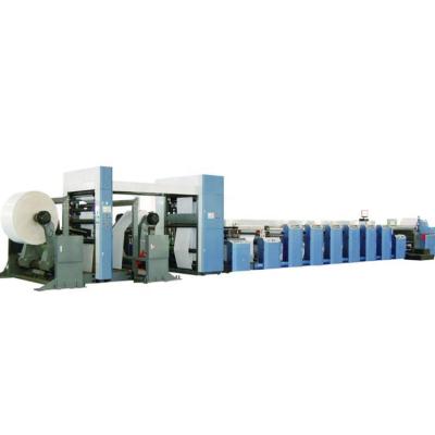 China Flexible Package Printing High Precision Automatic Efficient Central Flexo Printing Press Drum Flexo Printing Machine for sale