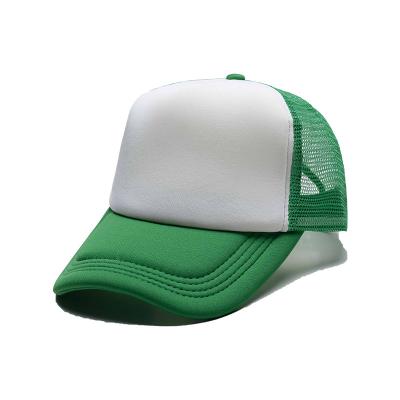 China COMMON Custom Logo Sublimation Trucker Hat Adjustable Size Baseball Cap With Mesh for sale