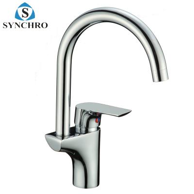 China Hot Selling SKL-33519 Chrome Contemporary Kitchen Mixer Water Tap Kitchen Faucet for sale