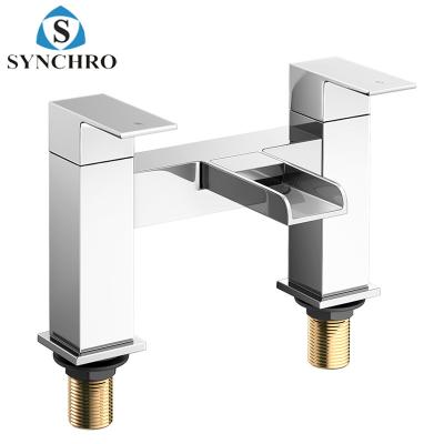 China SKL-1451 Design Bathroom Basin Waterfall Faucet Single Metered Cool Water Faucet Basin Mixer for sale