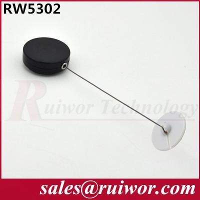 China RW5302 Retractable Steel Cable | Round head Retractable Cable Lock for sale