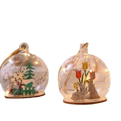 China Creative and Unique Style 2022 Custom Christmas Tree Decoration, Ball, Glass Pendant, Hand Painting for sale