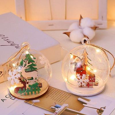 China Creative and unique style 2022 custom Christmas tree decoration, ball, glass pendant, hand painting for sale