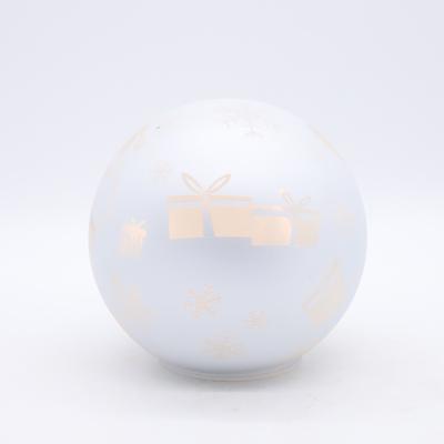 China Wholesale creative and unique style manufacturer Christmas lamp ball decoration lamp glass decoration for sale