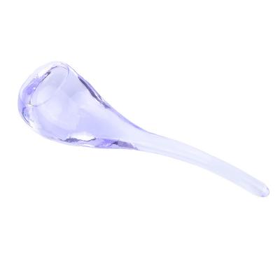 China Modern Hot Sale Crystal Facial Massage Ice Hockey Spoon Beauty Ball Powder Wave Wave Ball Glass Spoon for sale